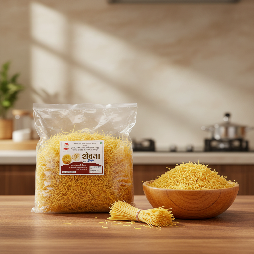 BHARATMATA, Mango Shevai, No Maida Made By Natural Ingredients, Pack of 200gm