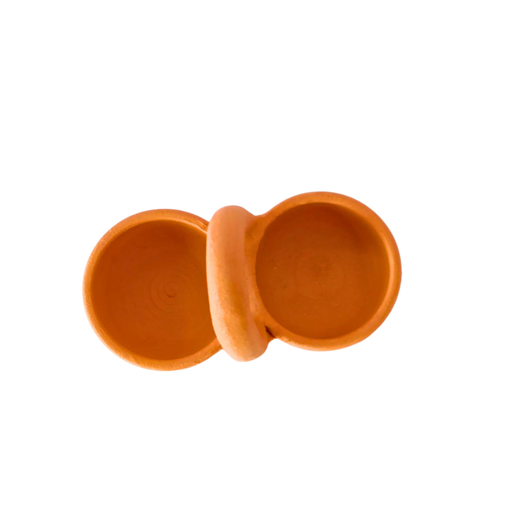 SADGURU ECO FRIENDLY Haladi Kunku Karanda, Made By Natural Soil, Local Craftsmanship, Pack Of 1