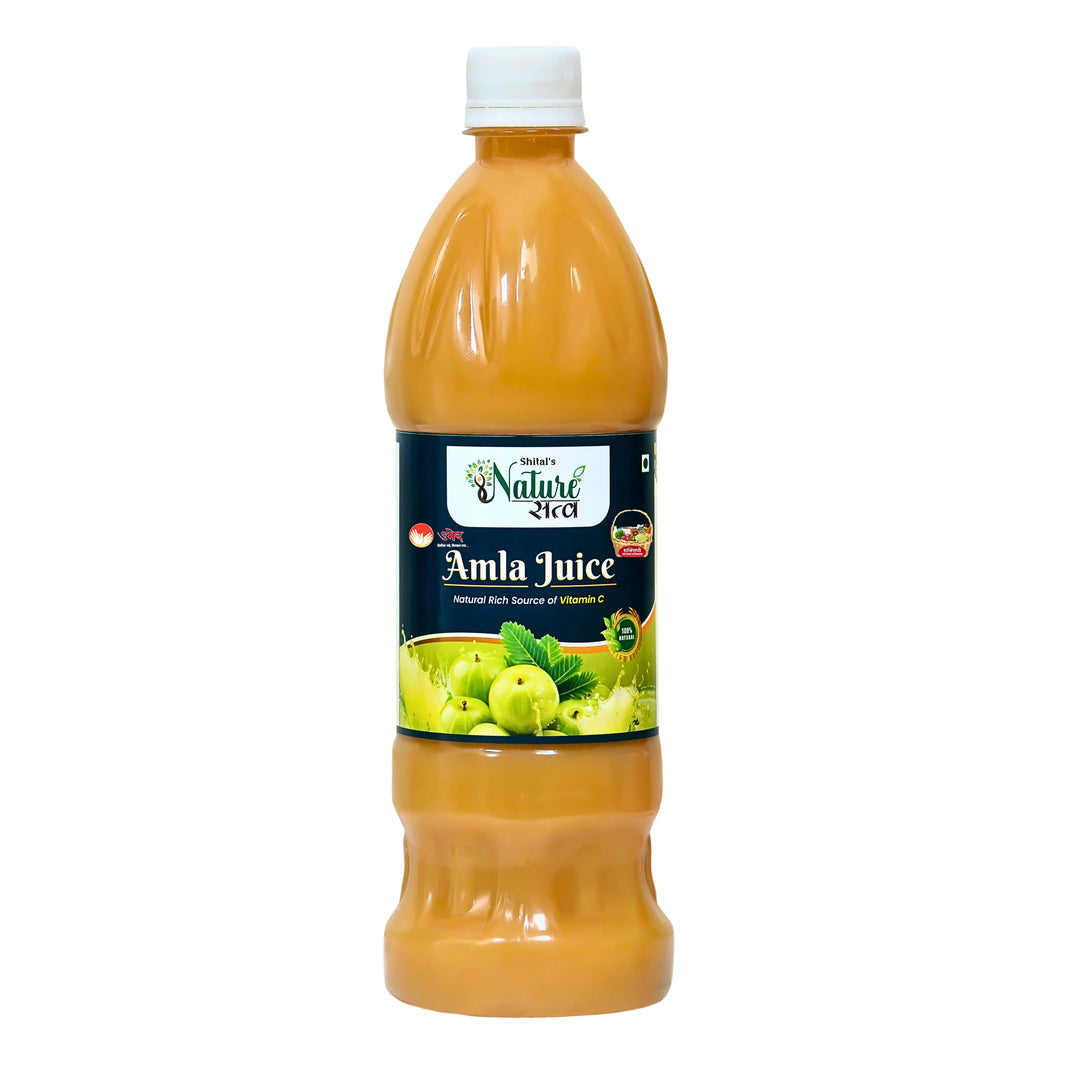 NATURE SATVA Handmade Amla Juice Pack of 750 ml Sweet Chemical Free Pure Natural No Artificial Colour No Added Flavour Healthy