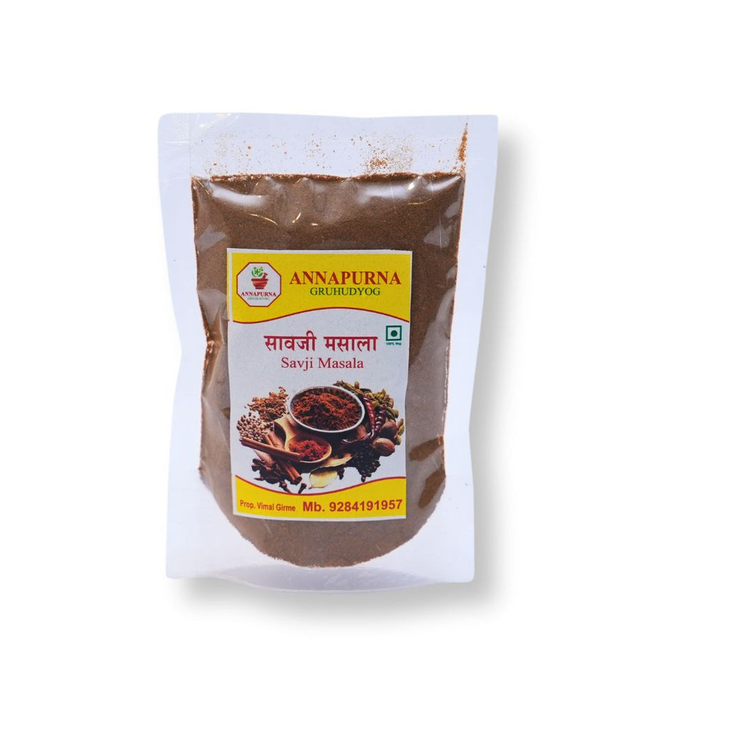 ANNAPURNA, Savji Masala, Jagdamba SHG,Natural Ingredients, No Artificial Colour, Pack of 100 gm