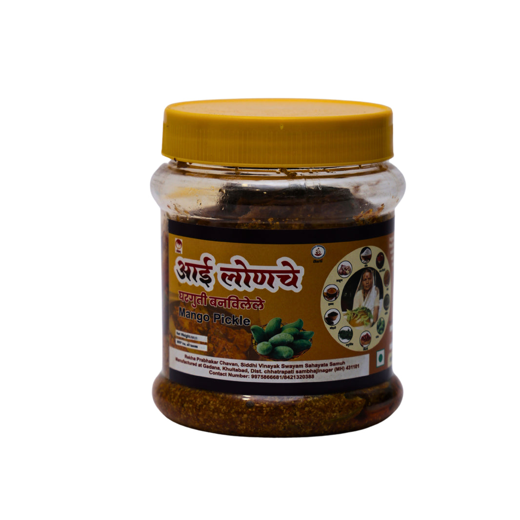 AAI,Siddhivinayak Mango Pickle, Natural Ingredients, No Artificial Essence, Pack of 500 gms
