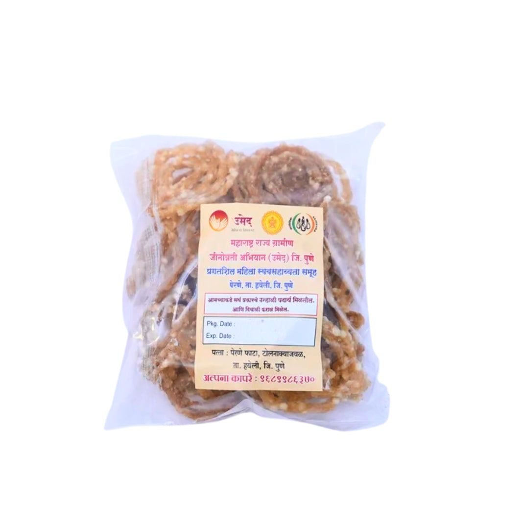 PRAGATISHIL Sabudana Chakali, Made By Natural Ingredients, No Artificial Flavours, Pack of 500 gms