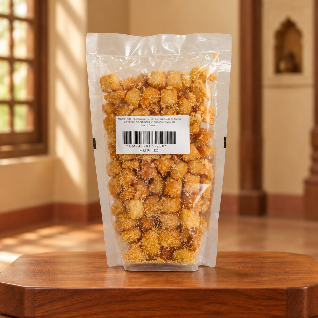 ANUJ FOODS Traditional Shankarpale, 250 g | No Artificial Flavours