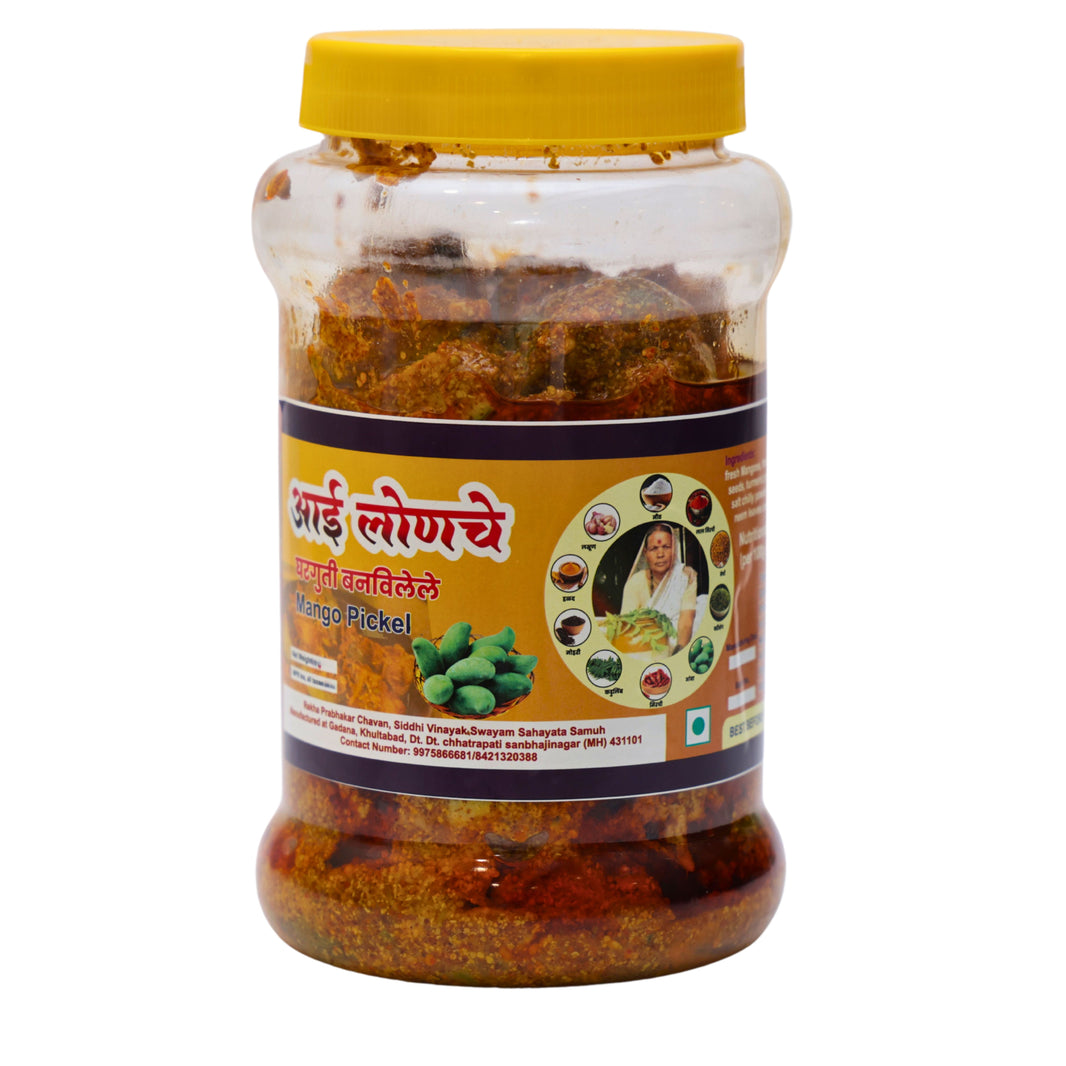 AAI,Siddhivinayak Mango Pickle, Natural Ingredients, No Artificial Essence, Pack of 1000 gms