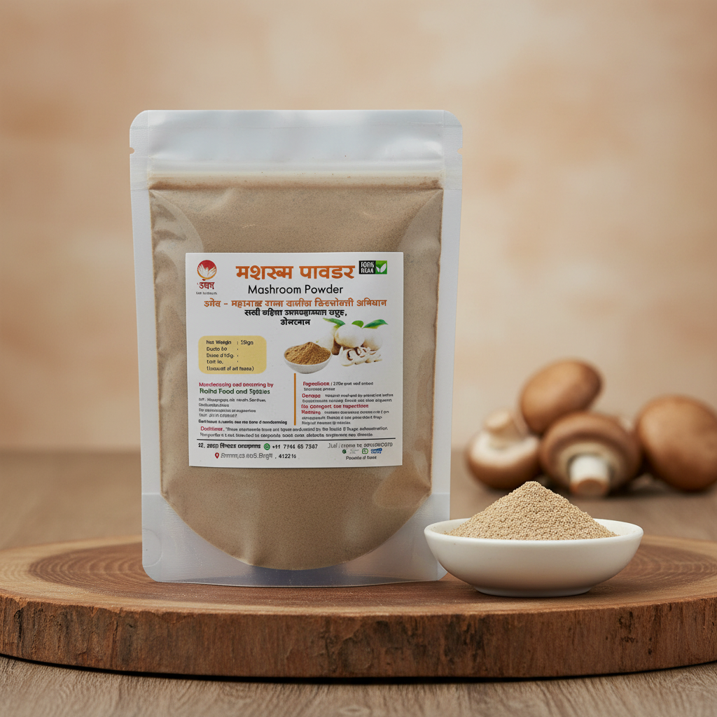 SAKHI Mushroom Powder Natural Umami Chemical-Free Traditional Processing Pack of 250 gm