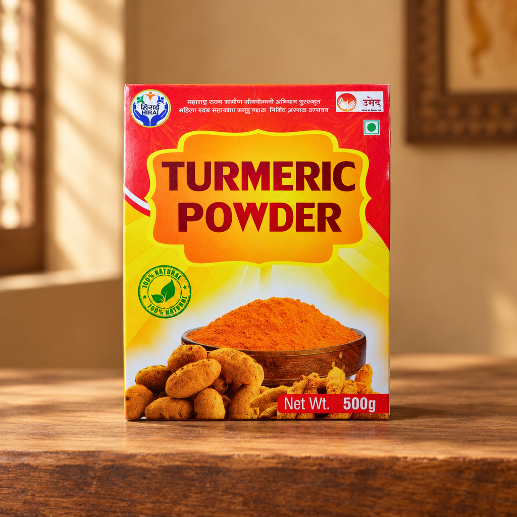 KALYANI SHG, Natural Turmeric Powder Made By SHG, Pack Of 1