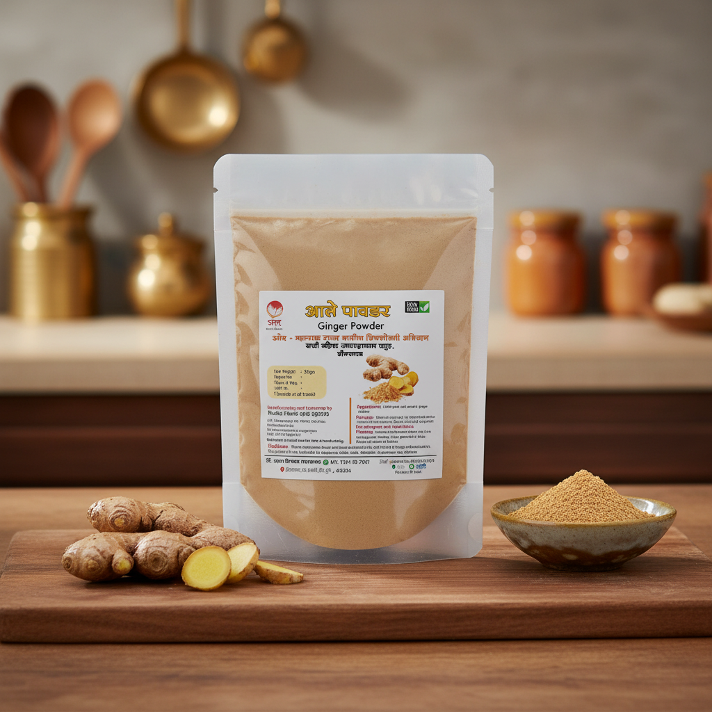 SAKHI , Ginger Powder, No Added Colours & No Preservatives, Pack Of 250 gm