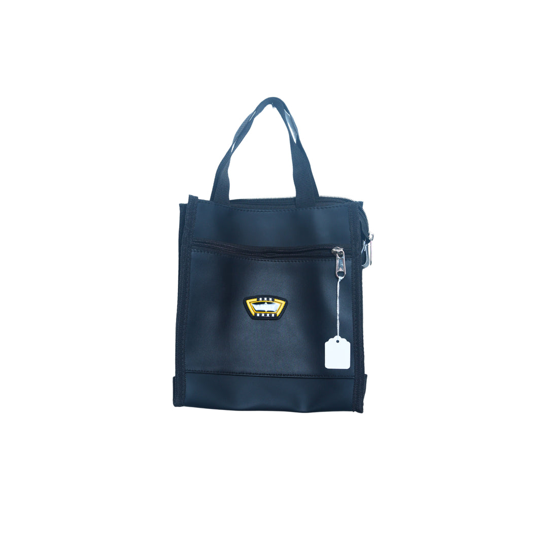 AMIV Tiffin Bag Black Colour, Handmade by Triveni SHG, Eco-friendly and Washable, Pack Of 1 no