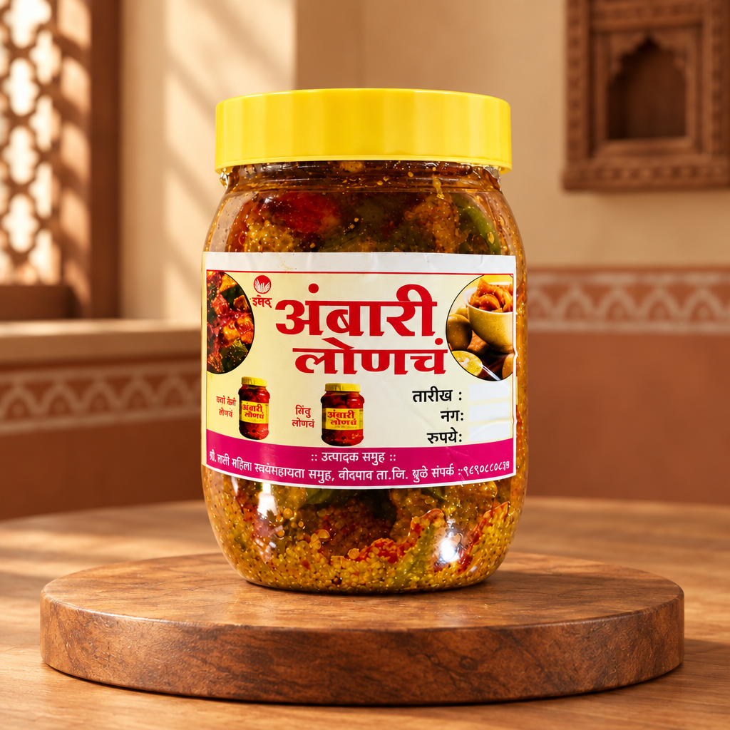 AMBARI Pickle – Kairi Pickle tangy, traditional, homemade Pack of 1000 gm