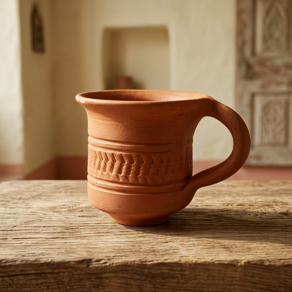 YASHASWINI MAHILA PG - Clay Tea Cup (Variant 2) | Natural, Pure, Traditional, Handmade | 1