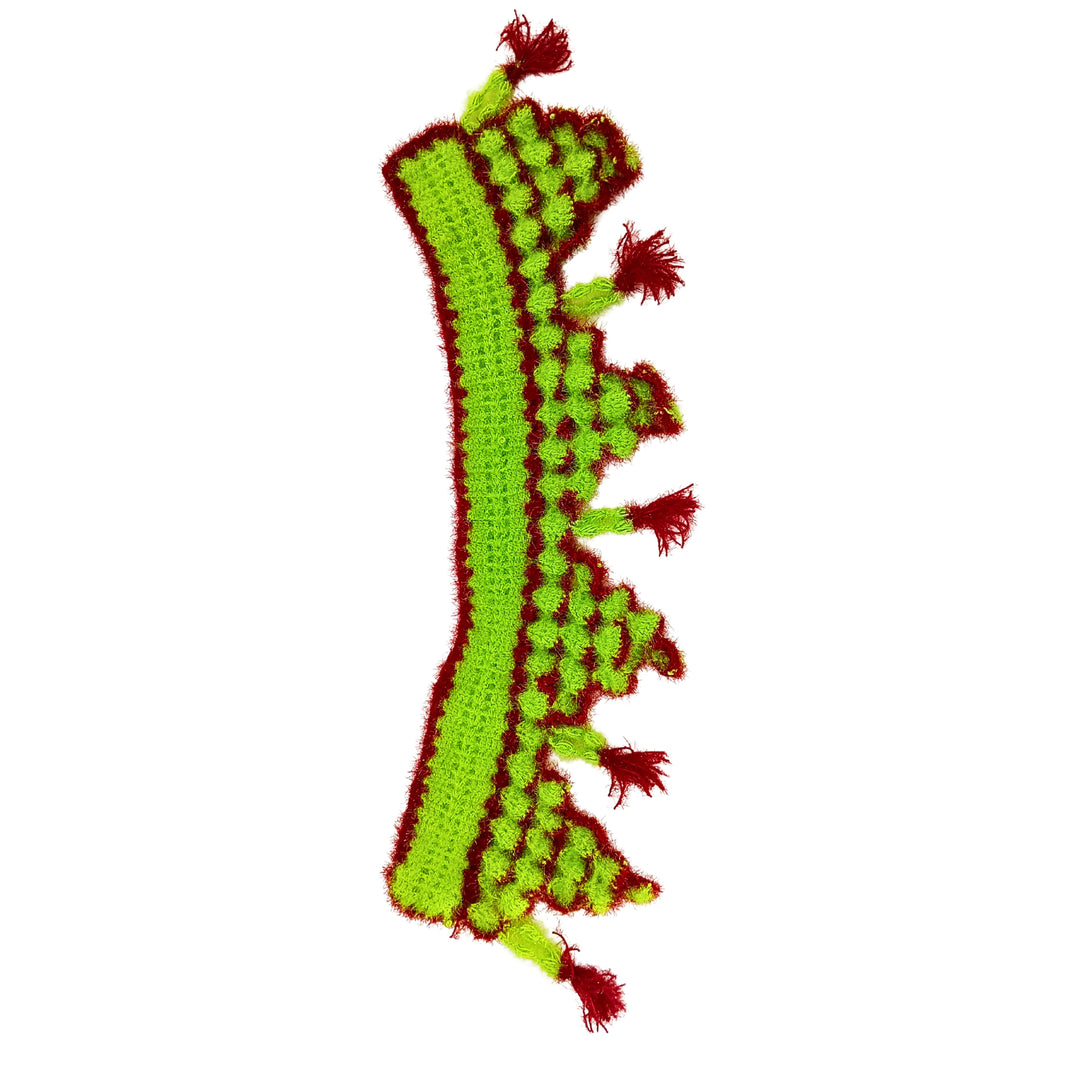 VAISHNAVI Woolen Toran, Green Colour, Made By Vaishnavi SHG, Pack Of 1 Piece