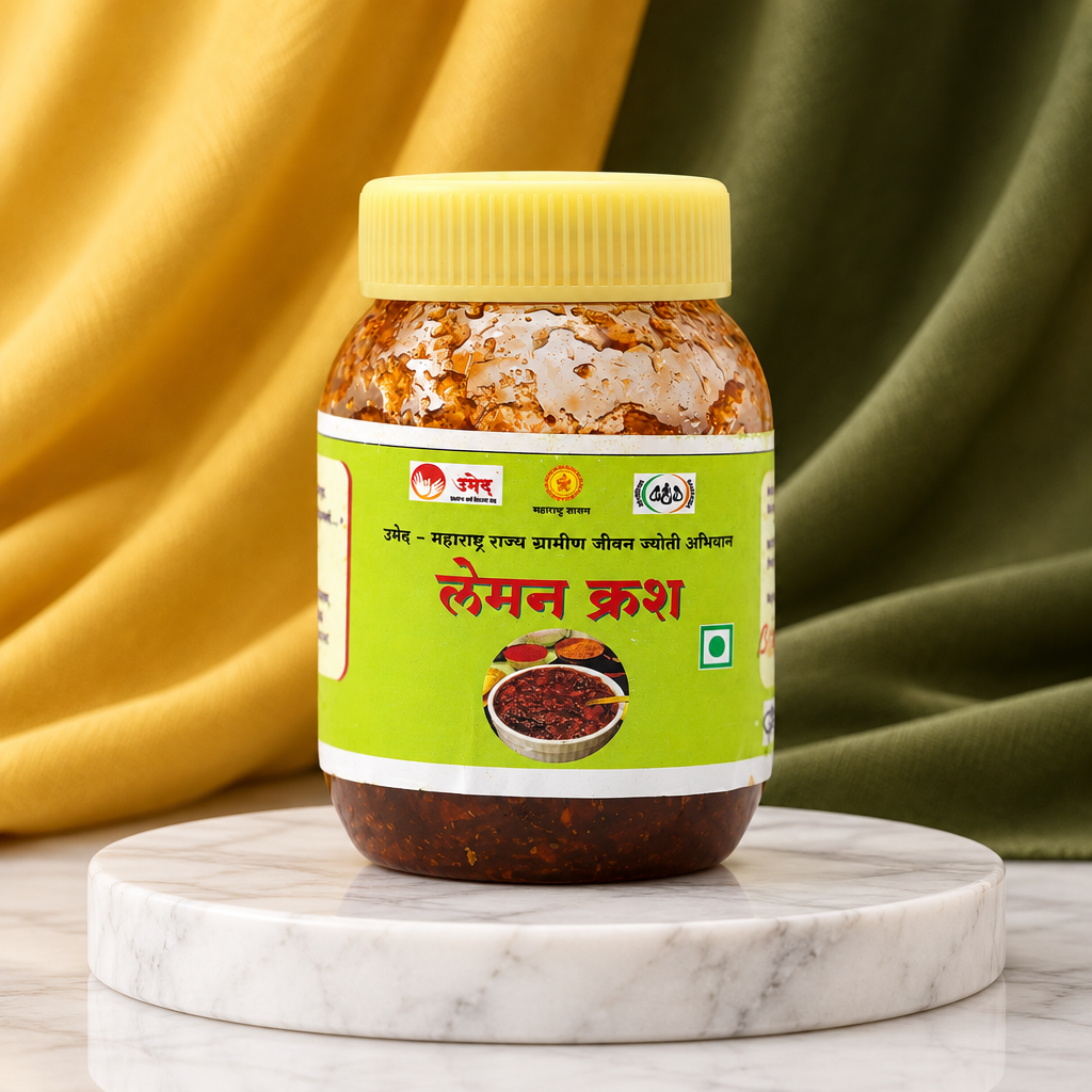 NISARG,Sanyog Lemon Crush, Natural Ingredients, No Artificial Essence, Pack of 500 gms