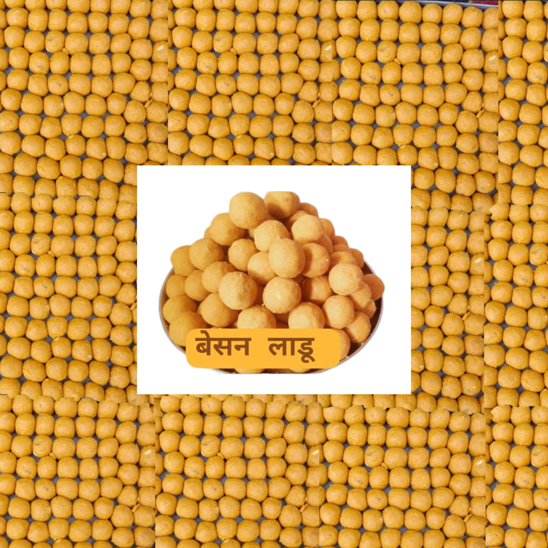 SUGARAN Besan ladu | Nutritious No added Flavour No added colour Handmade | Pack of 250 gm