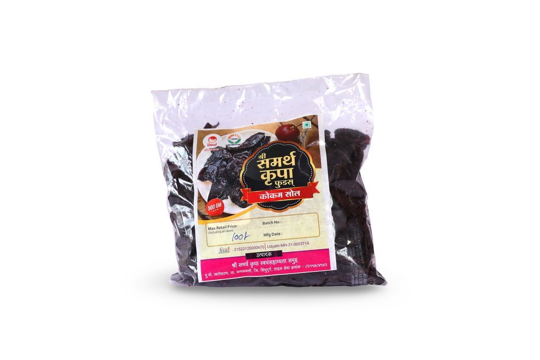 SHRI SAMARTHKRUPA Kokam, Natural Ingredients, No Artificial Essence, No Added Sugar,  Pack of 250 gm