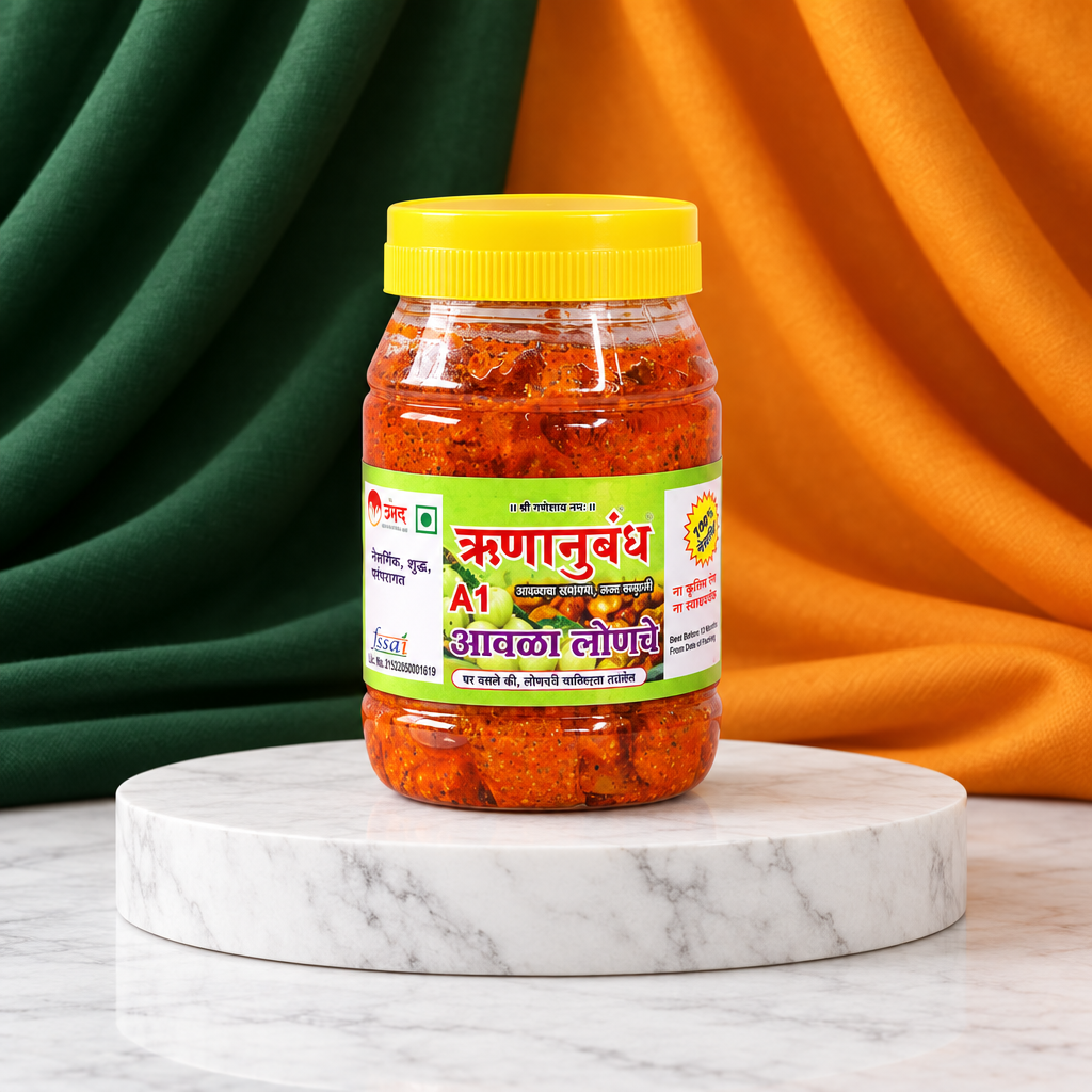 AMRUT Kairi masala pickle,Natural Ingredients, No Artificial Essence, Pack of 1000 gms