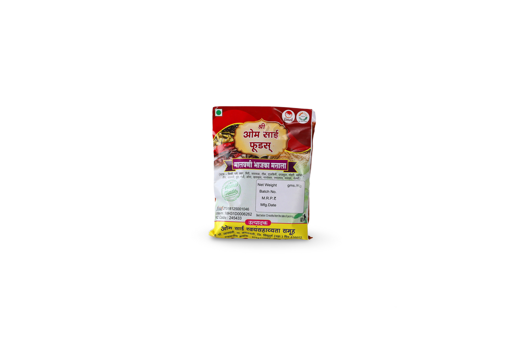 OM SAI FOODS, Bhajaka Masale, Natural Ingredients, No Artificial Essence, Pack of 500 gm