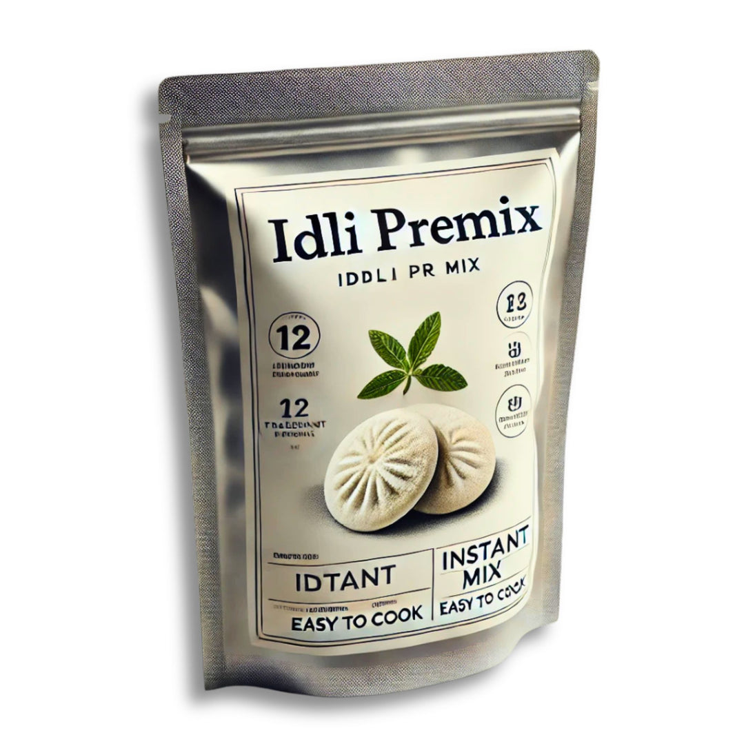 Kamakshi Instant Idli Premix , Made By Natural Ingredients, No Artificial Flavour, Pack of 200 gm