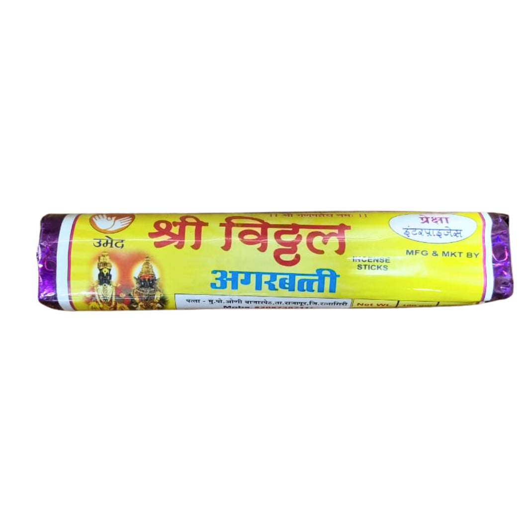 SAMRUDDHI Shree Vitthal Agarbatti Handmade Devotional Fragrance Crafted for Daily Worship and Prayer Rituals Pack of 250 gm
