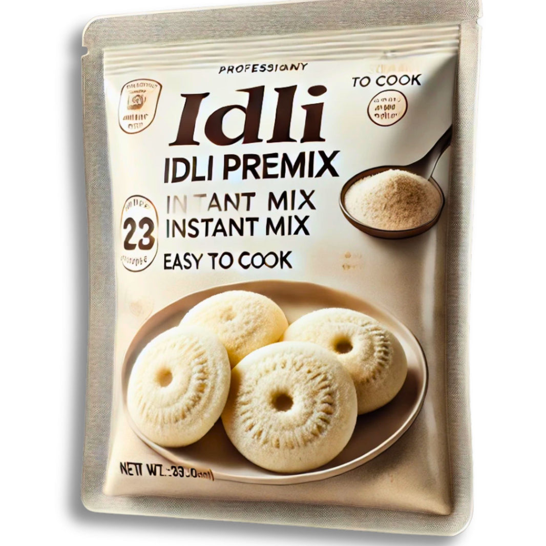 Kamakshi Instant Idli Premix , Made By Natural Ingredients, No Artificial Flavour, Pack of 200 gm