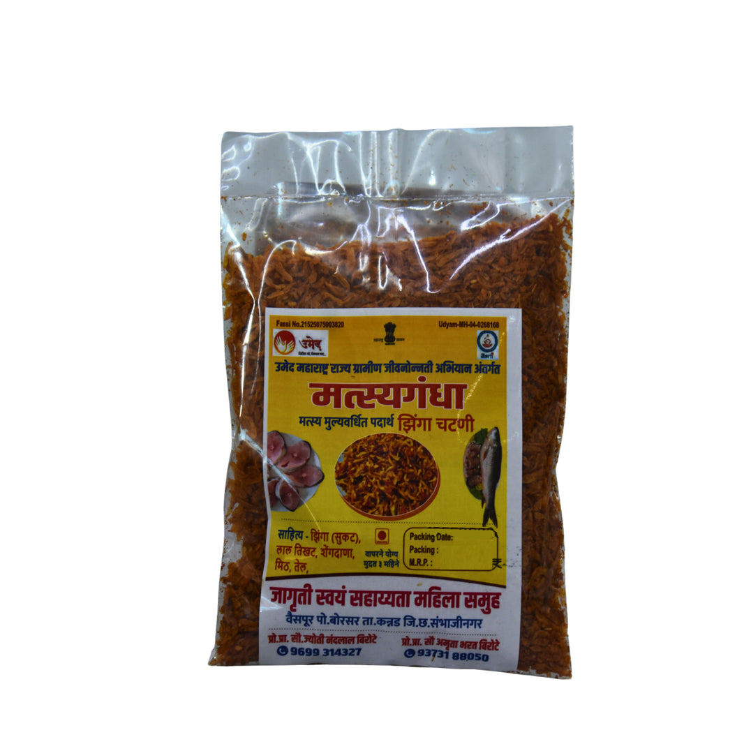 MATSYGANDHA Zinga Chatani Pack Of 100gm Traditional Seafood Prawn Chutney Authentic Coastal Flavor