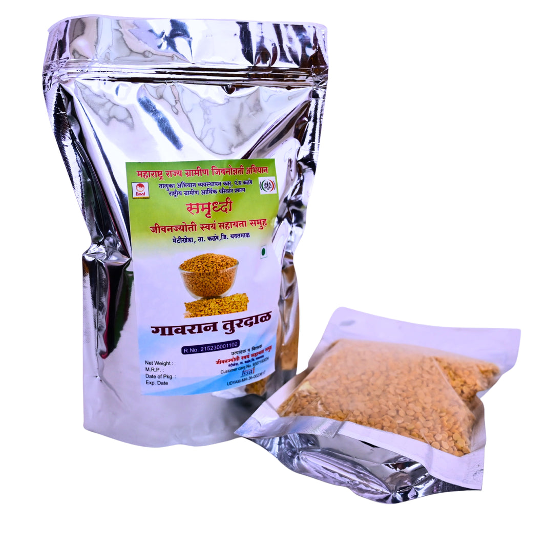 JIVAN JYOTI - Gavran Tur Dall | Natural, Authentic, Chemical-Free, Premium Quality | Pack of 1000 gm