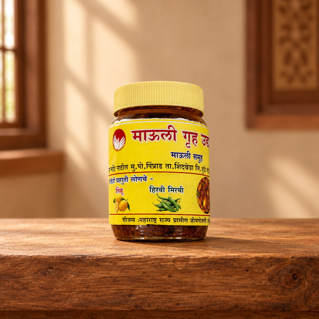 MAULI GRUH UDYOG Kairi Lonche Pack Of 250gm Raw Mango Pickle Tangy Spicy Traditional Meal Companion Authentic Taste