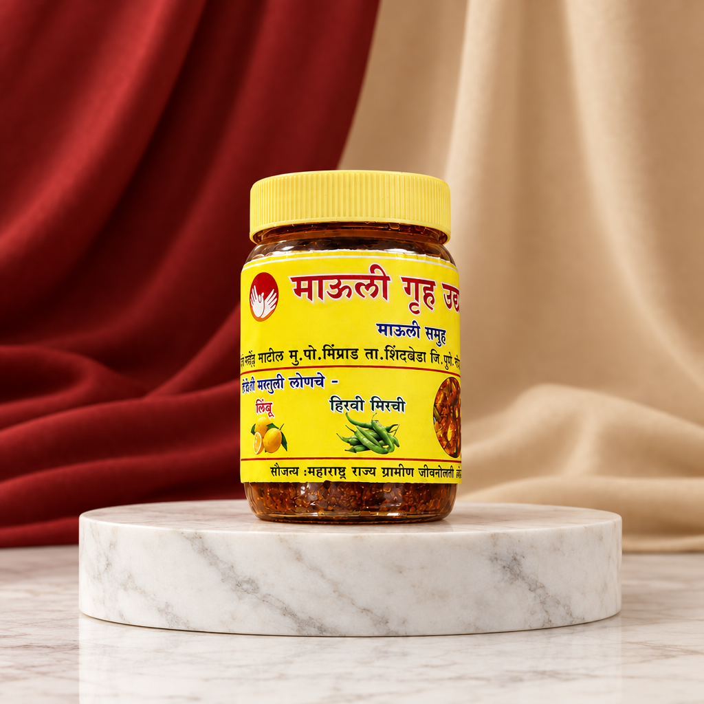 MAULI GRUH UDYOG Kairi Lonche Pack Of 250gm Raw Mango Pickle Tangy Spicy Traditional Meal Companion Authentic Taste