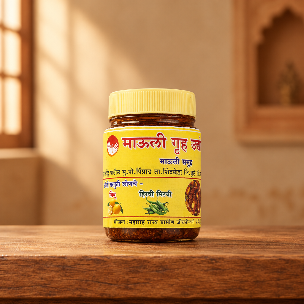 MAULI GRUH UDYOG Kairi Lonche Pack Of 500gm Raw Mango Pickle Tangy Spicy Traditional Meal Companion Authentic Taste