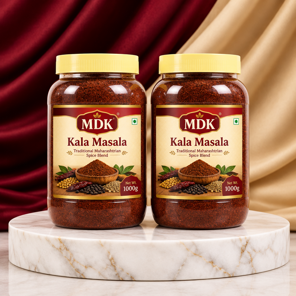 MDK Kala Masala 2000 gm(1000g X 2) Traditional Maharashtrian Spice Blend Rich Aroma Authentic Flavor Slow Roasted Kitchen Masala Premium Taste