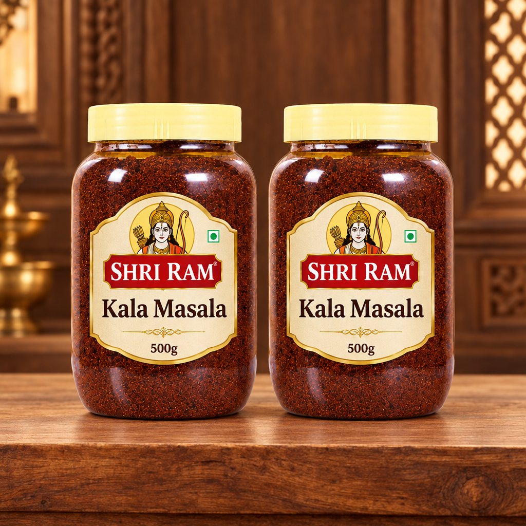 SHRI RAM Kala Masala Pack of 1000 gm(500g X2) Traditional Maharashtrian Spice Blend Rich Aroma Authentic Flavor Slow Roasted Kitchen Masala Premium Taste