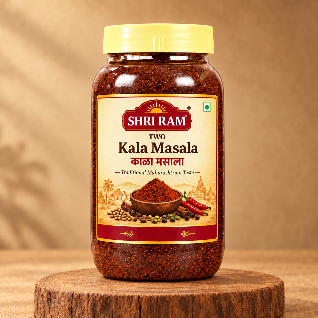 SHRI RAM Kala Masala Pack of 500 gm Traditional Maharashtrian Spice Blend Rich Aroma Authentic Flavor Slow Roasted Kitchen Masala Premium Taste