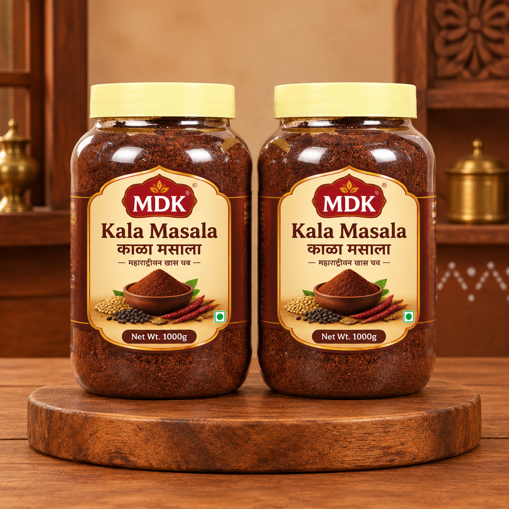 MDK Kala Masala 2000 gm(1000g X 2) Traditional Maharashtrian Spice Blend Rich Aroma Authentic Flavor Slow Roasted Kitchen Masala Premium Taste