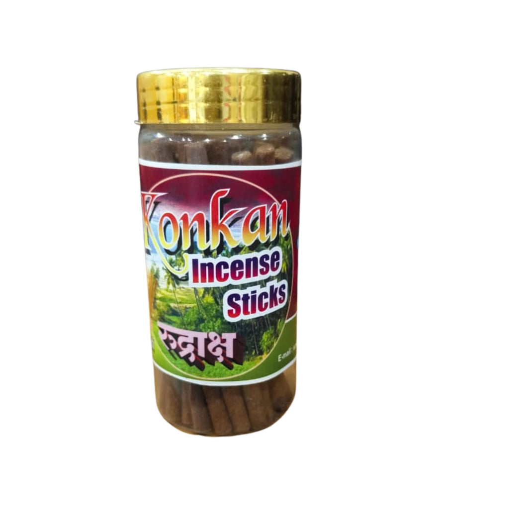 SUVARNA Rudraksha Dhoop Sticks Handmade Traditional Spiritual Fragrance Crafted for Meditation Pooja and Ritual Use Pack of 100 gm