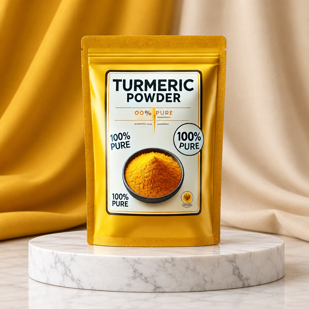 Jay Durga, Turmeric Powder, Premium Quality, Natural, Healthy, Pack of 1000 gms