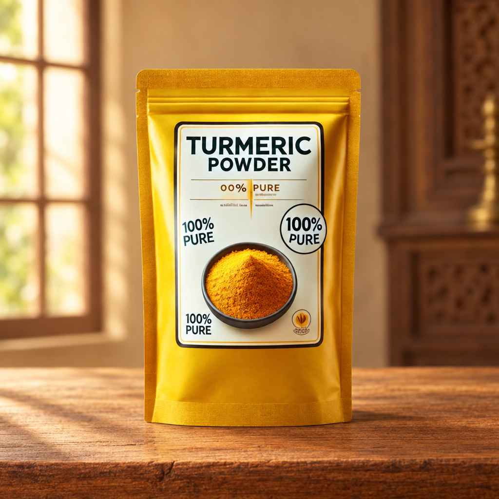 Jay Durga, Turmeric Powder, Premium Quality, Natural, Healthy, Pack of 1000 gms