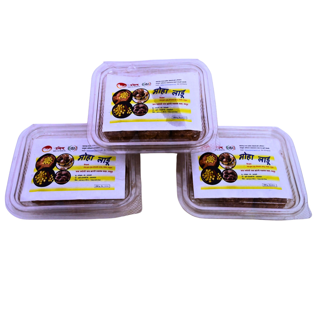 JAY JIVAN - Mohache Ladu | Natural, Authentic, Chemical-Free, Premium Quality | Pack of 250 gm