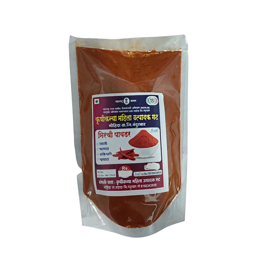 KRUSHI KANYA Mirchi Powder Pack of 1000 gm Premium Red Chilli Powder Rich Color Spicy Flavor