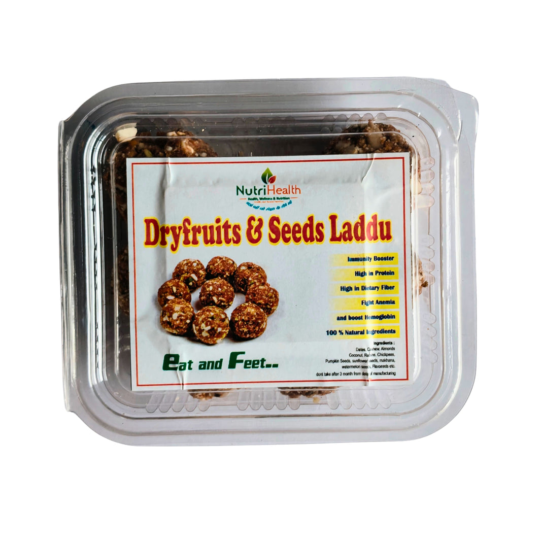 NAVJYOT – Dryfruit Ladu (200 Gm) | Premium Quality, Handmade with Care, Authentic, Durable | Pack of 200 GM