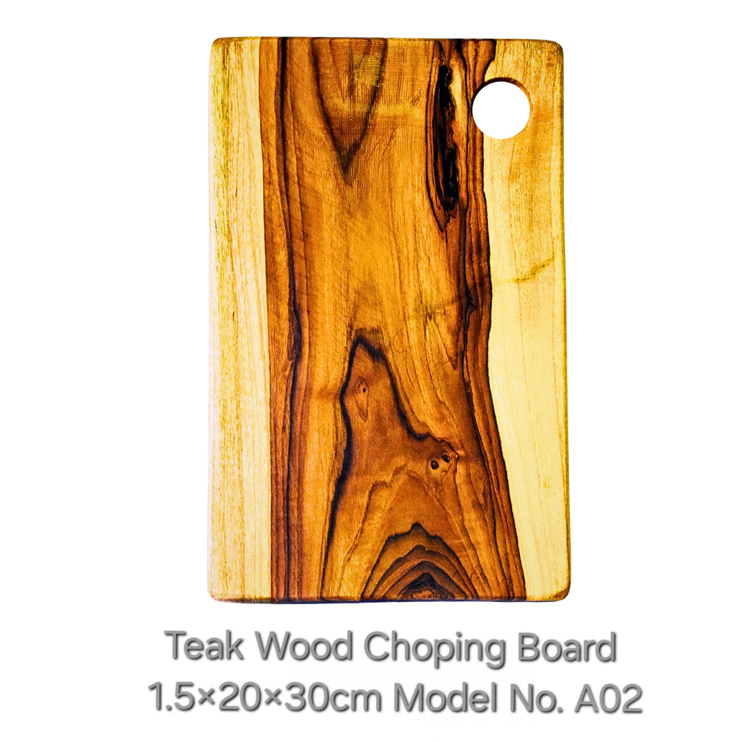 SHRUSHTI furniture Teak Wood chopping Board A02 Strong, sturdy and made for everyday kitchen use pack of 1