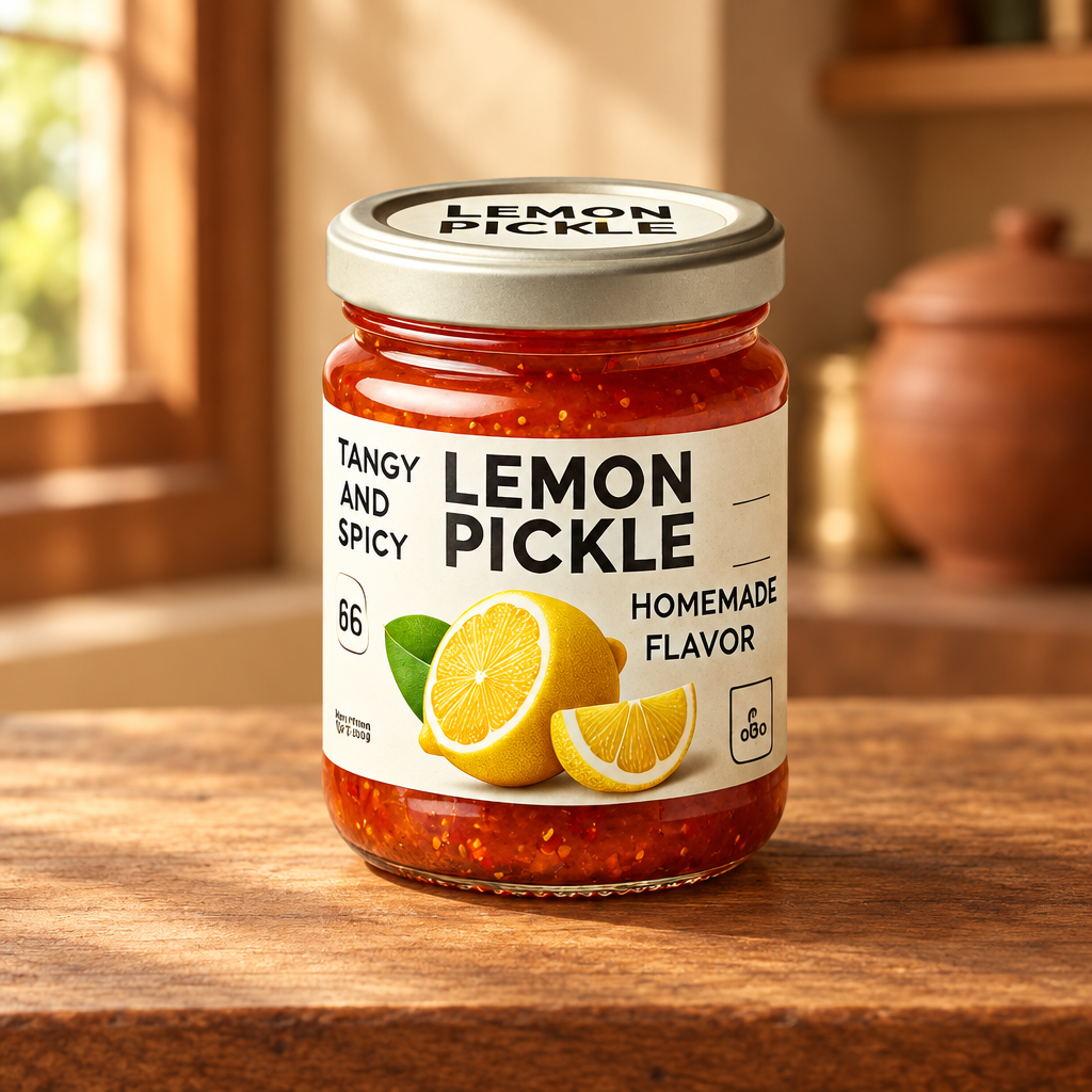 Annapurna Lemon Pickle, Natural Ingredients, No Artificial Essence, Pack of 250 gms