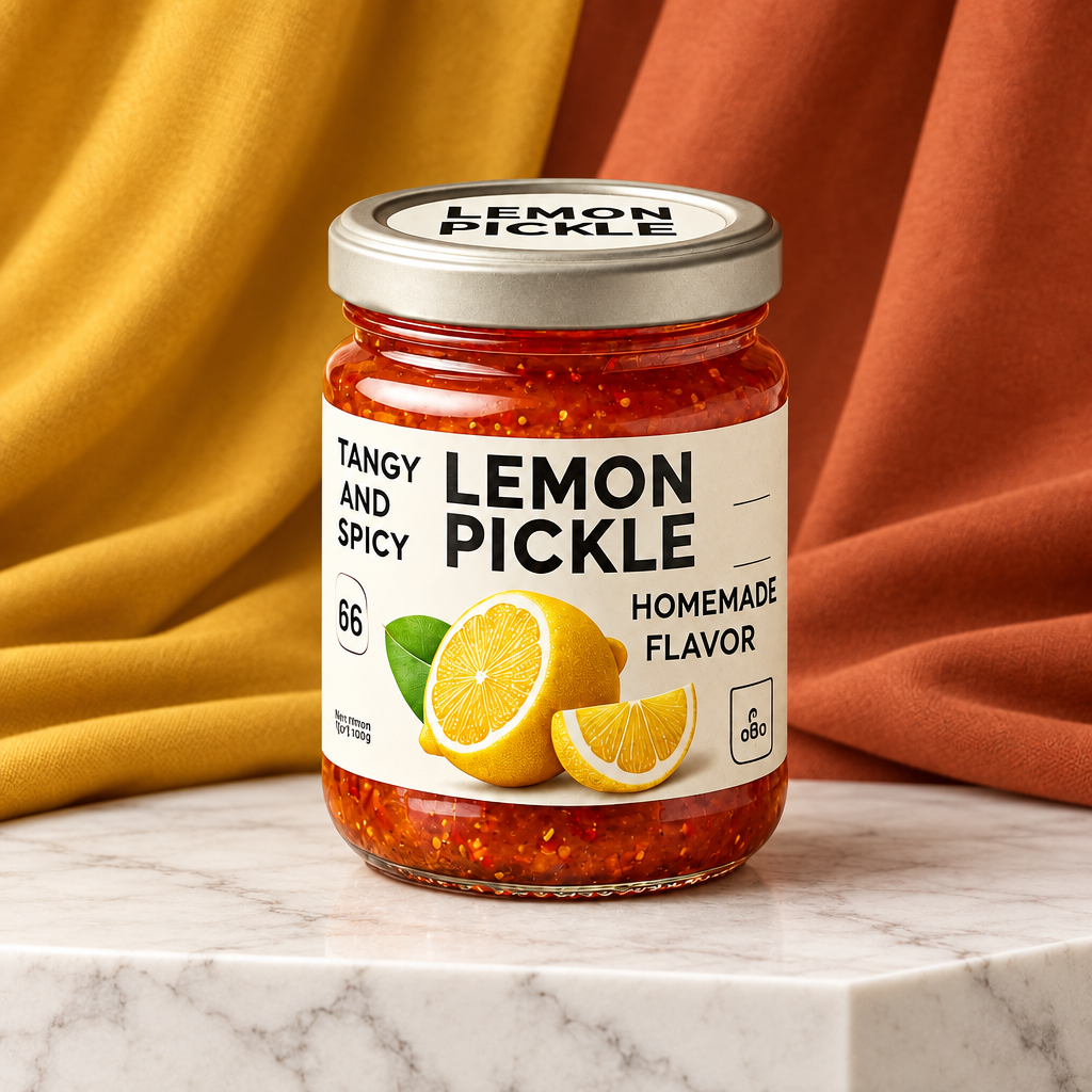 Annapurna Lemon Pickle, Natural Ingredients, No Artificial Essence, Pack of 250 gms