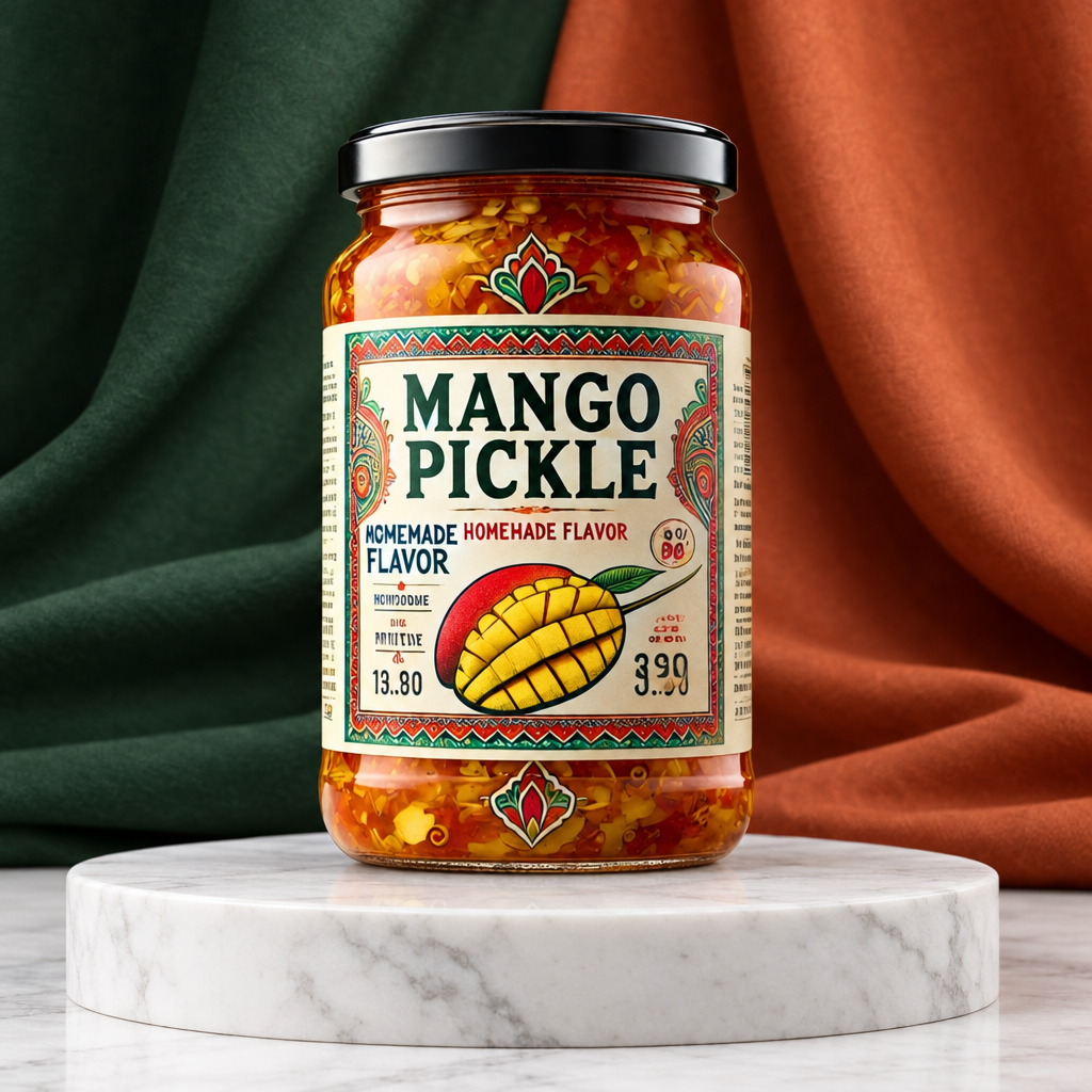 Annapurna Mango Pickle, Natural Ingredients, No Artificial Essence, Pack of 250 gms