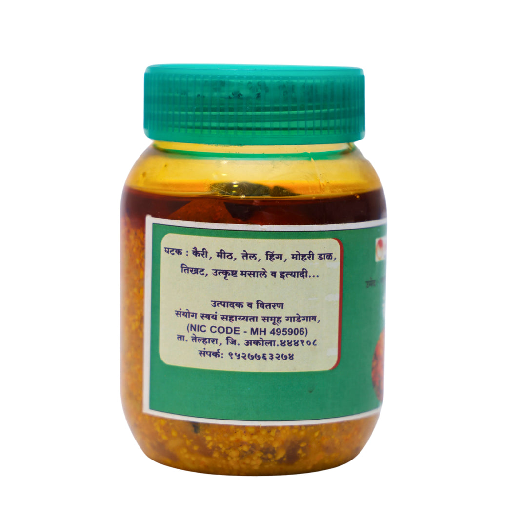 NISARG,Sanyog Mango Pickle, Natural Ingredients, No Artificial Essence, Pack of 500 gms