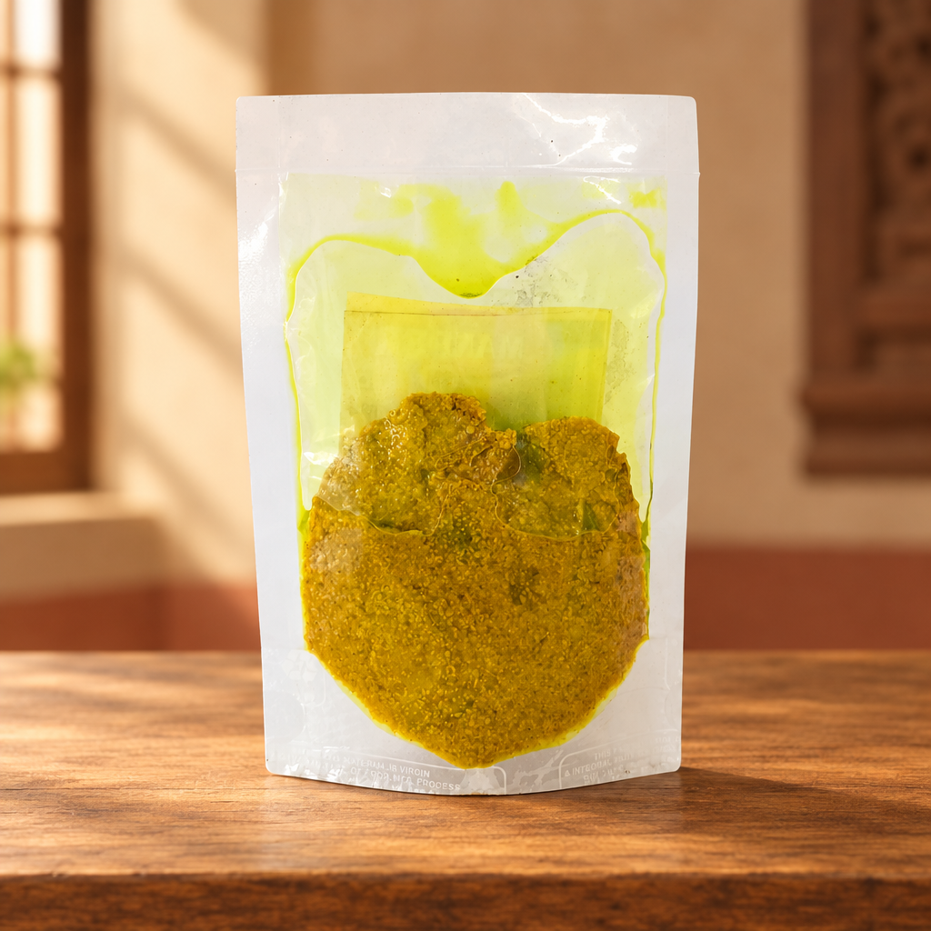 MANE Yellow Mango Pickle, Shri Sai SHG, Natural Ingredients, No Artificial Colour, Pack of 100 gm