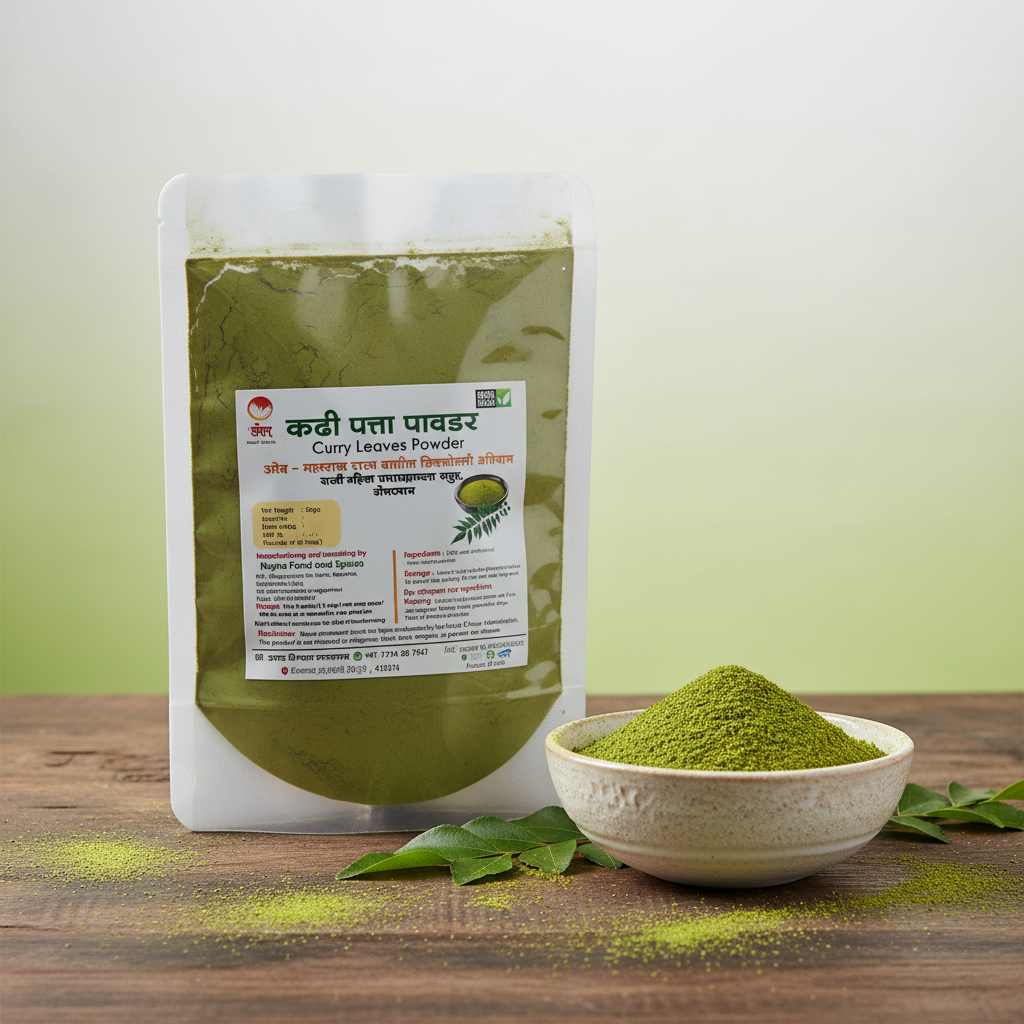 SAKHI Curry Leaves Powder Natural Green Quality No Preservatives Pack of 250 gm