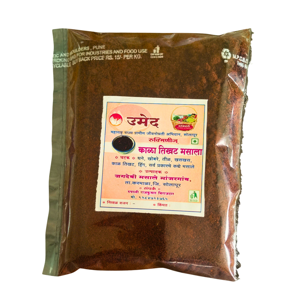 JAYDEVI MASALE Kala Tikhat Masala Pack of 250 gm Traditional Maharashtrian Spice Blend Rich Aroma Bold Flavour Daily Cooking