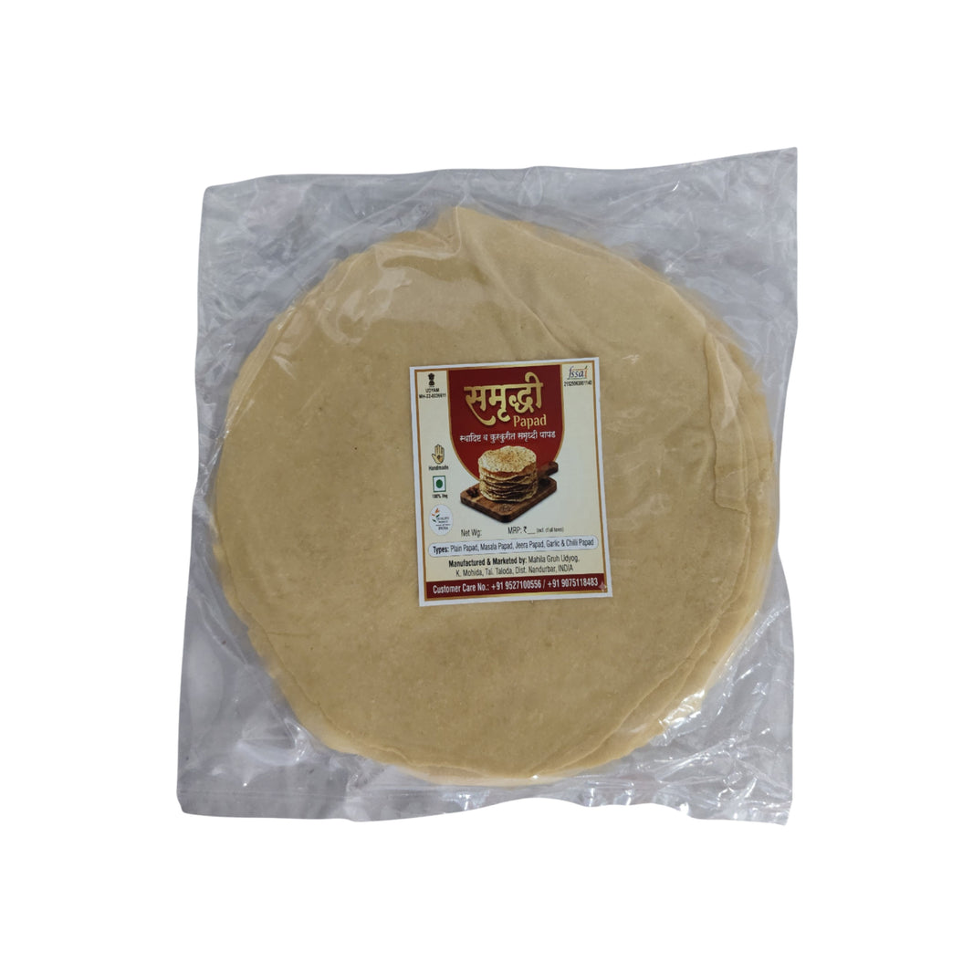 SAMRUDDHI Masala Udid Papad Urad Dal Papad Pack of 1000 gm Spicy Crispy Traditional Indian Papad Hygienically Prepared Premium Quality Fresh
