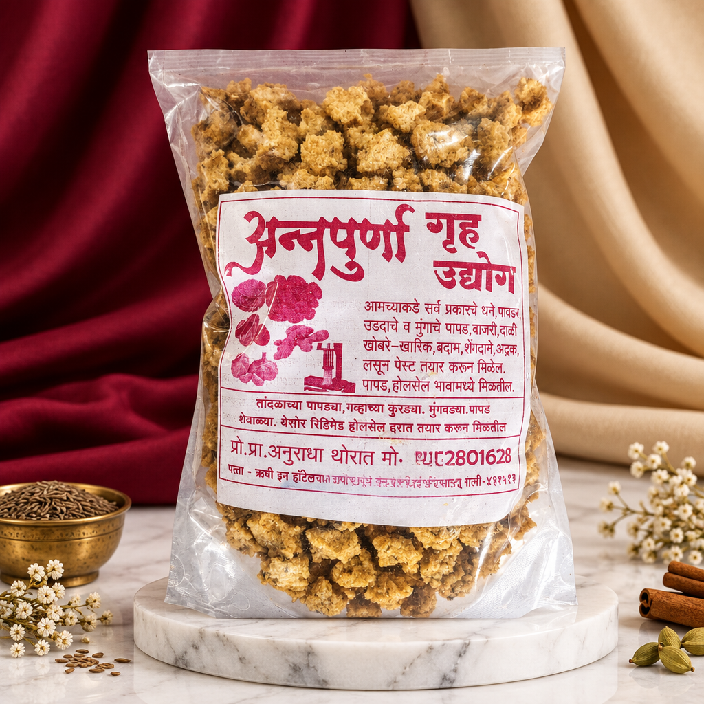 ANNPURNA – Mung Vada Mix - ready-to-use, crispy, traditional - Pack of 500 gm