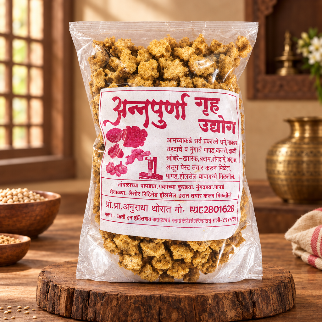 ANNPURNA – Mung Vada Mix - ready-to-use, crispy, traditional - Pack of 500 gm
