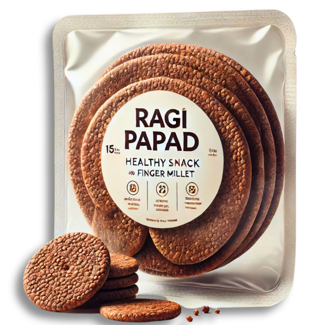 BAUDHIVRUSH, Nagli Papad, Made By Natural Ingredients, No Artificial Chemicals, Pack of 1000 gm